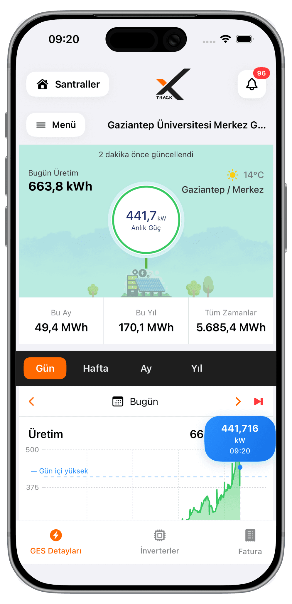 XTrack — GES İzleme screenshot 1